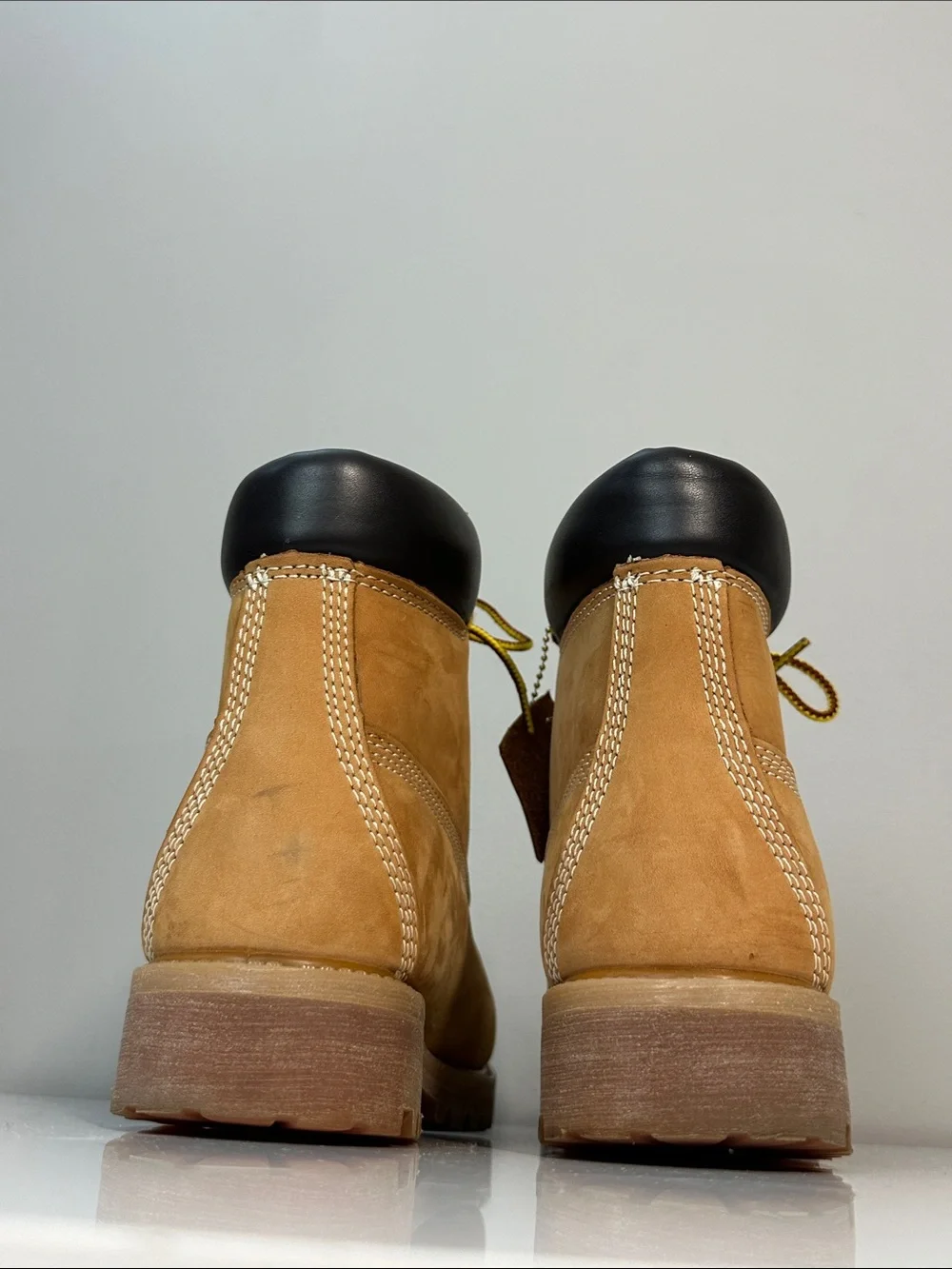 Timberland Wheat Nubuck Leather 6” Lace Up Boots Size 7 Utility Gorpcore Work